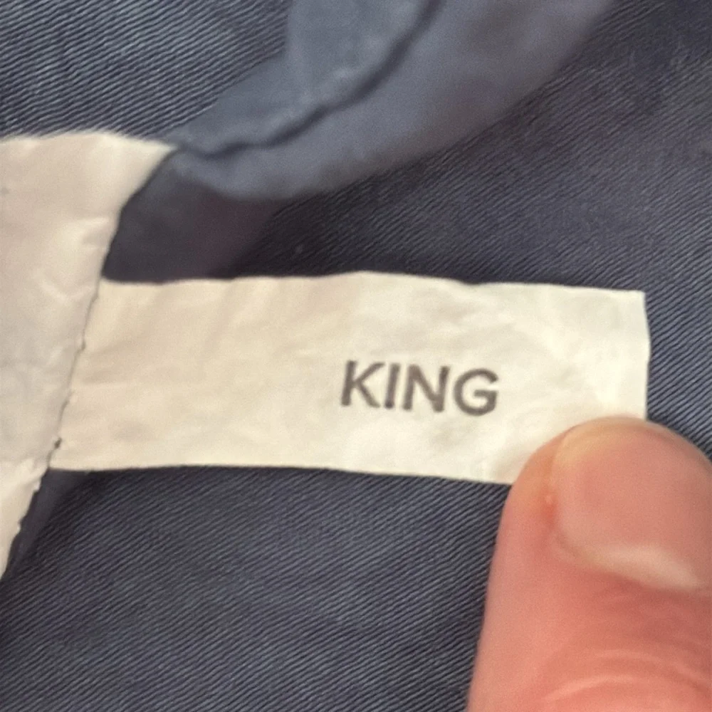 SINGLE UGG King Blue Pillow Sham - Picture 4 of 5